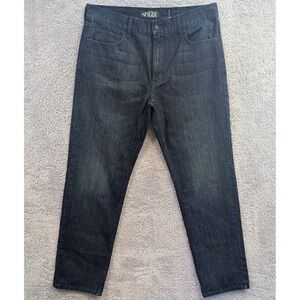 XXX Rude Jeans 34x32 Blue Denim Slim Straight Dark Wash Grunge Y2K Stretch Men's